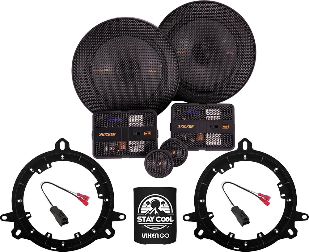 Amazon.com: KICKER Speakers 6.5 inch for Toyota Venza 2021-2023